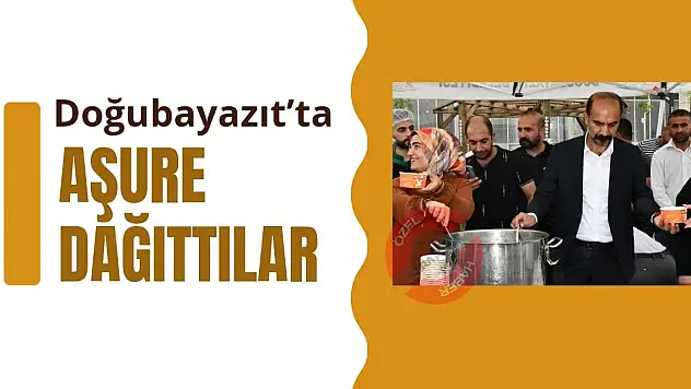 Doğubayazıt'ta Aşure dağıttılar