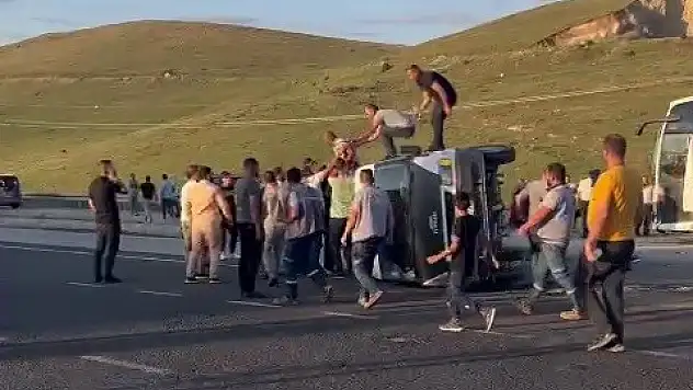 Erzurum'da zincirleme trafik kazası