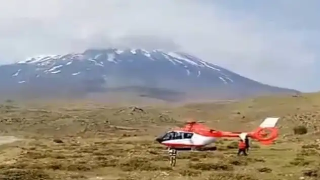 Ağrı Dağı'nda facianın eşiğinden dönüldü