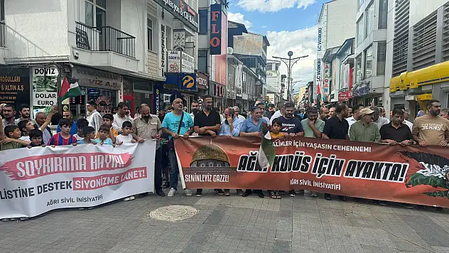 Ağrı'da Şehit Haniye için cenaze namazı kılındı