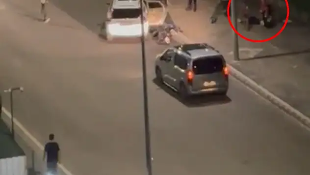 Diyarbakır'da bir şahıs motosikletli ve yanındaki genç kıza dehşeti yaşattı