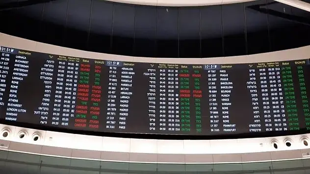 İsrail'deki Ben Gurion Havalimanı boş kaldı