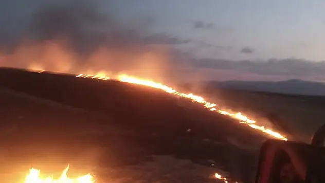 Ağrı'da köyde başlayan yangın mahalleye kadar ulaştı