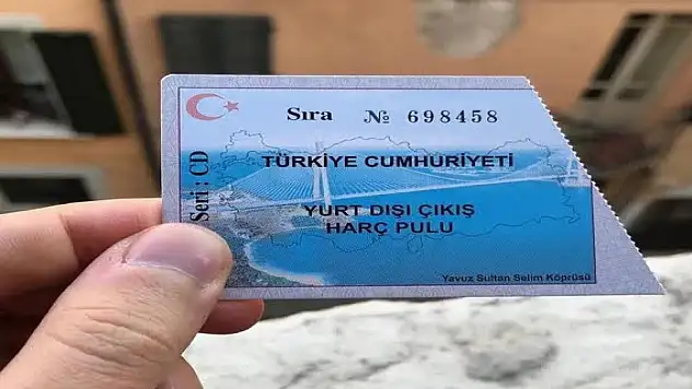 Yurt dışı çıkış harç pulu 500 lira oldu