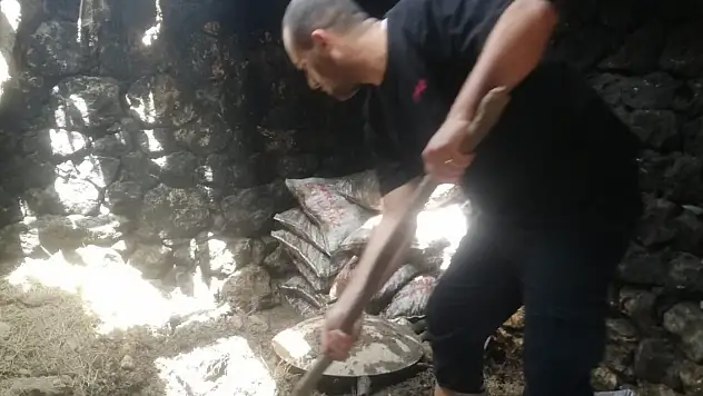 Tandır yangını faciaya dönüşüyordu
