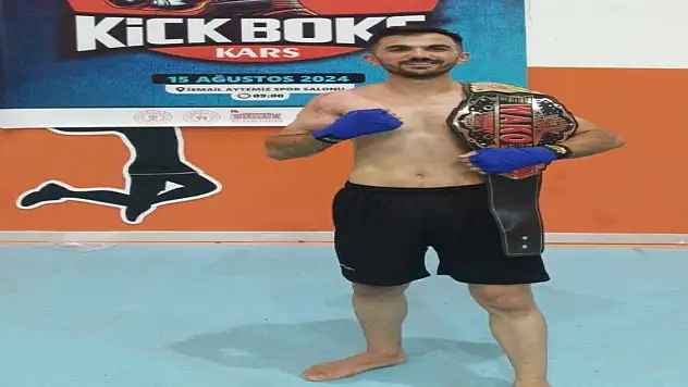 Uluslararası Kick Boks Maçında Mehmet Aktaş'tan Büyük Başarı