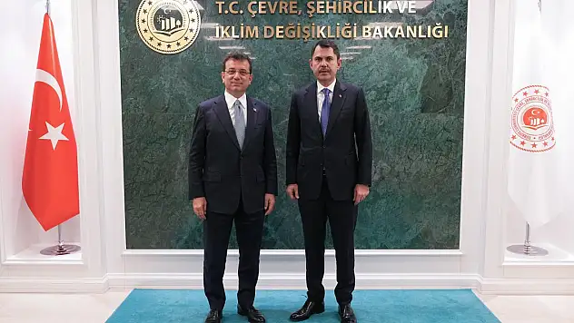 Ekrem İmamoğlu'ndan Bakan Murat Kurum'a ziyaret