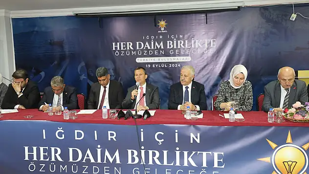 AK Parti Genel Sekreteri Fatih Şahin, Iğdır'a yapılan yatırımları anlattı