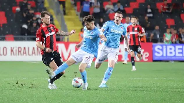 Gaziantep Fk ile Trabzonspor Günü Golsüz Kapattı