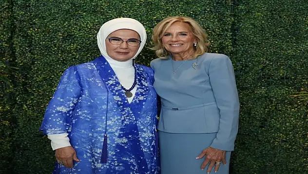 Emine Erdoğan ve ABD Başkanı Biden'ın eşi Jill Biden Bir Araya Geldi
