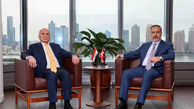 Dışişleri Bakanı Fidan ile Irak Dışişleri Bakanı Hüseyin buluştu