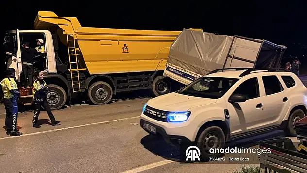 Erzurum'da Kamyon Kazası