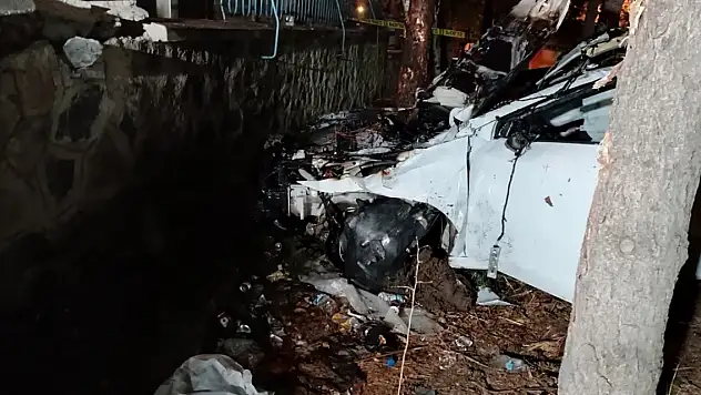 Erzurum'da hastane bahçesine düşen otomobildeki 3 kişi öldü