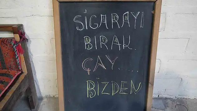 Muşlu esnaf sigara bırakanlara çay ve süt ikram ediyor