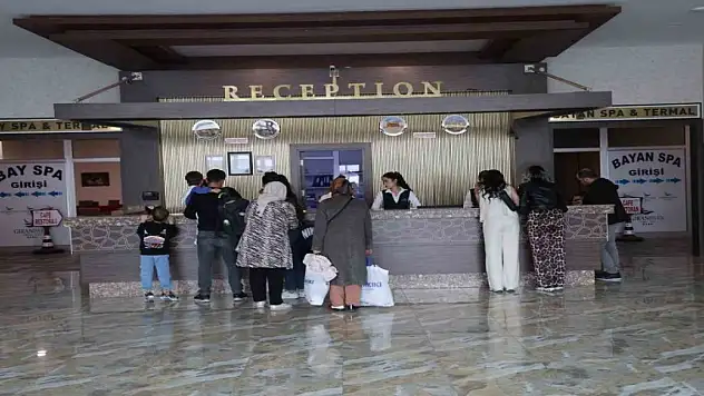 Diyarbakır'da termal otelde hafta sonu trafiği