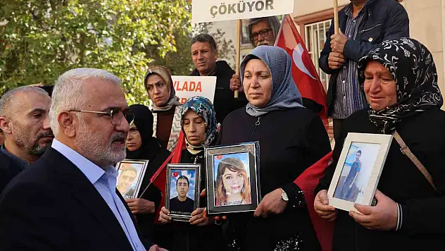 Yapıcıoğlu, Diyarbakır'da evlat nöbetindeki ailelerle görüştü