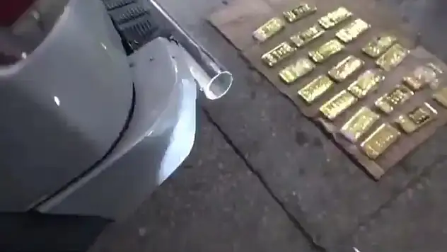 Van'da kaçak 20 kilo külçe altın ele geçirildi