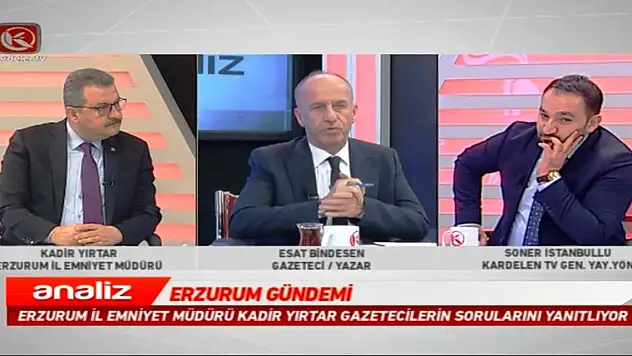 Erzurum İl Emniyet Müdüründen Önemli Açıklamalar
