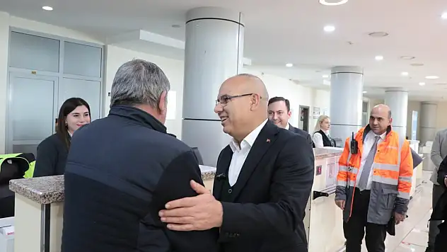 Vali Koç, Ahmed-i Hani Havalimanında İncelemelerde Bulundu