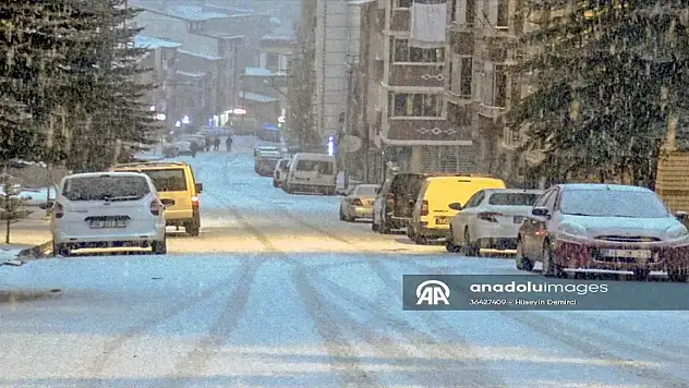 Sarıkamış'ta Kar Yağışı Başladı