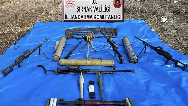 Güneydoğu ve Doğu Anadolu'daki operasyonlarda çok sayıda silah ve mühimmat ele geçirildi