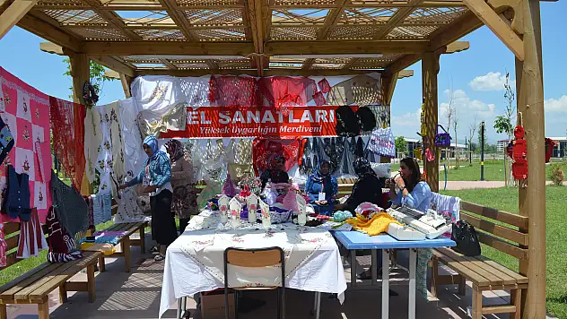 Ağrı'da el emeği göz nuru çalışmalar