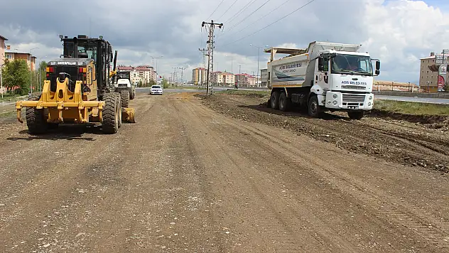 Yeni Devlet Hastanesi yolları yapılıyor