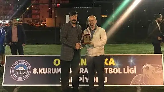 Ağrı'da turnuva şampiyonu belli oldu