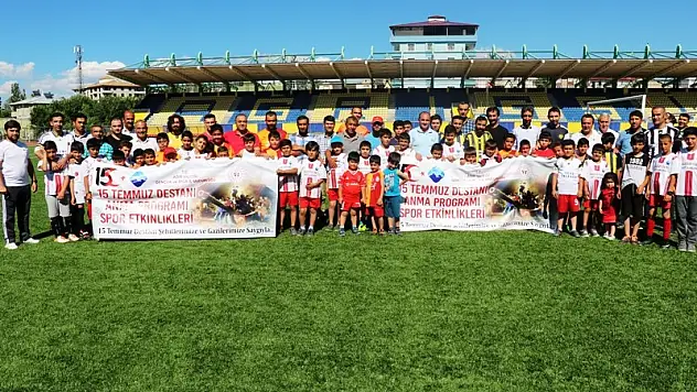 Ağrı'da 15 Temmuz Şehitlerini Anma Spor Etkinleri başladı