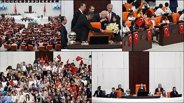 23 Nisan coşkusu TBMM'de zirve yaptı