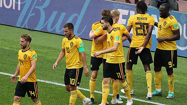 Belçiika gol oldu yağdı