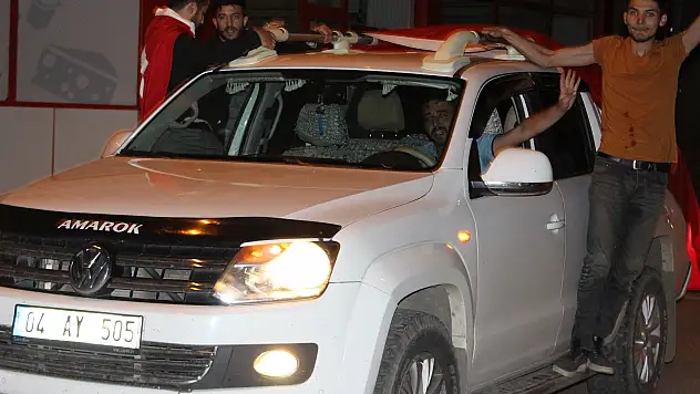 Ağrı'da zafer kutlaması