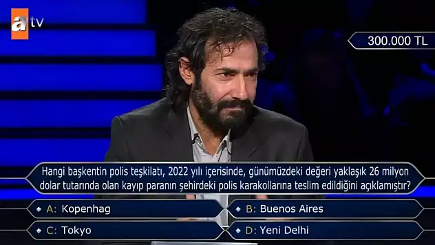 26 milyon dolar bulunan şehir hangisidir?