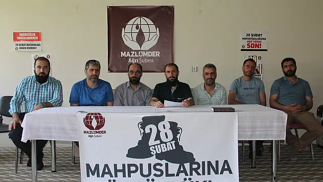 Ağrı Mazlumder'den 28 Şubat açıklaması