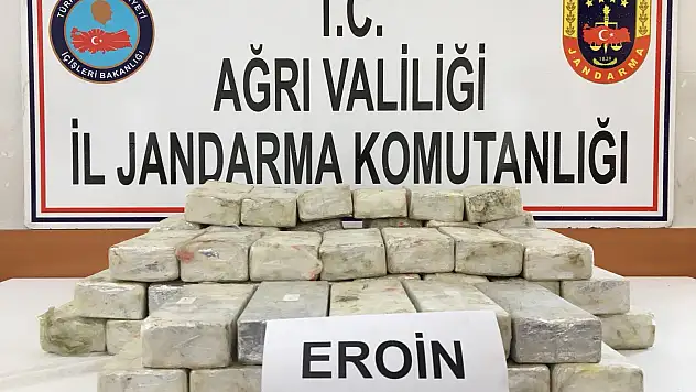 Doğubayazıt'ta eroin operasyonu