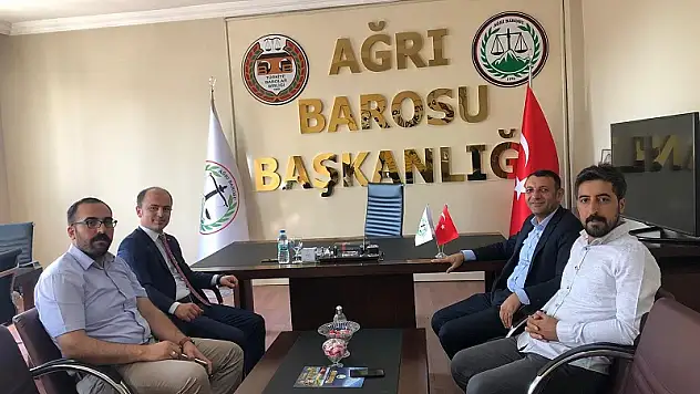 Başsavcı Hasan Turgut'tan Ağrı Barosuna Ziyaret