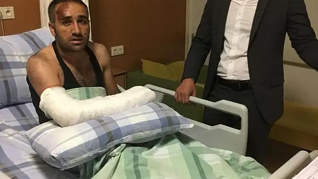 Kaza geçiren öğretmene moral ziyareti