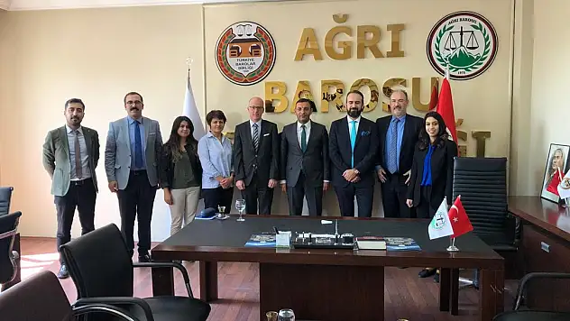 AB Delegasyonundan Ağrı Barosu'na ziyaret