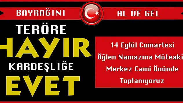 Ağrı'daki STK'lar teröre lanet yürüyüşü düzenleyecek