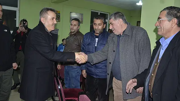 Vali Elban ziyaretlerine devam ediyor