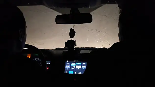 3,5 saat kar ve tipide mahsur kaldılar