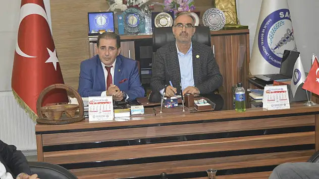 Sağlık-Sen Genel Başkan Yardımcısı Aslan Ağrı'ya Geldi