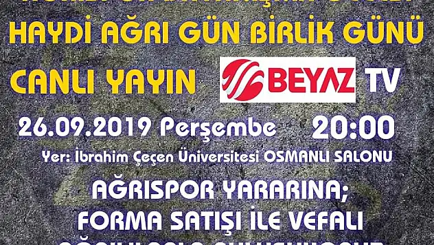 Ağrıspor'a Destek Günü!