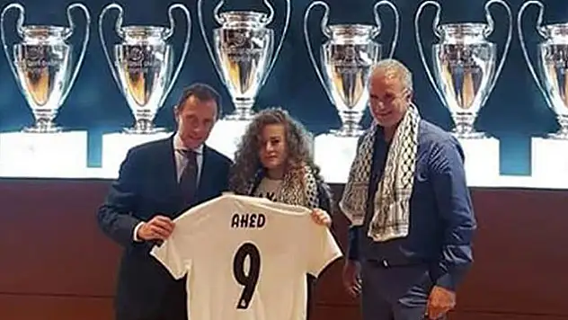 Real Madrid'ten Filsitinli kıza forma jesti