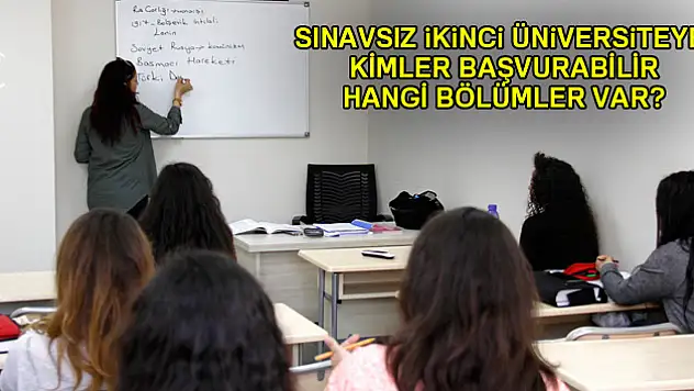 Kimler ikinci üniversite okuyabilir?