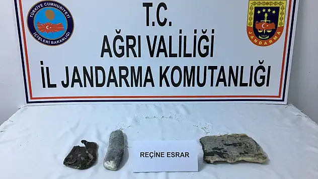 Ağrı'da 1 kilo 105 gram esrar ele geçirildi