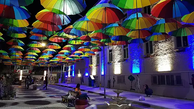 Tutak'ta 200 öğrenci Sanat Sokağı'nda kitap okudu