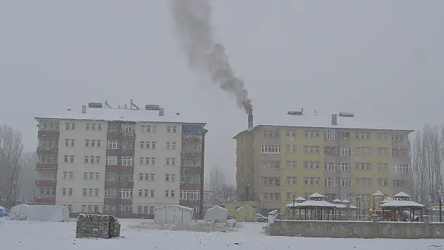 Ağrı'da kar yağışı