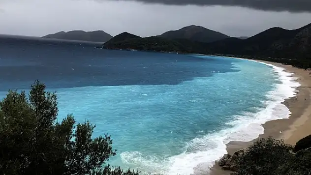 Denizde eşsiz manzara