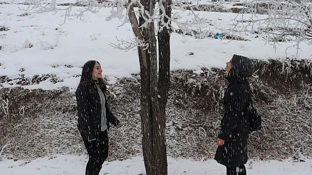 Ağrı'dan kış manzaraları